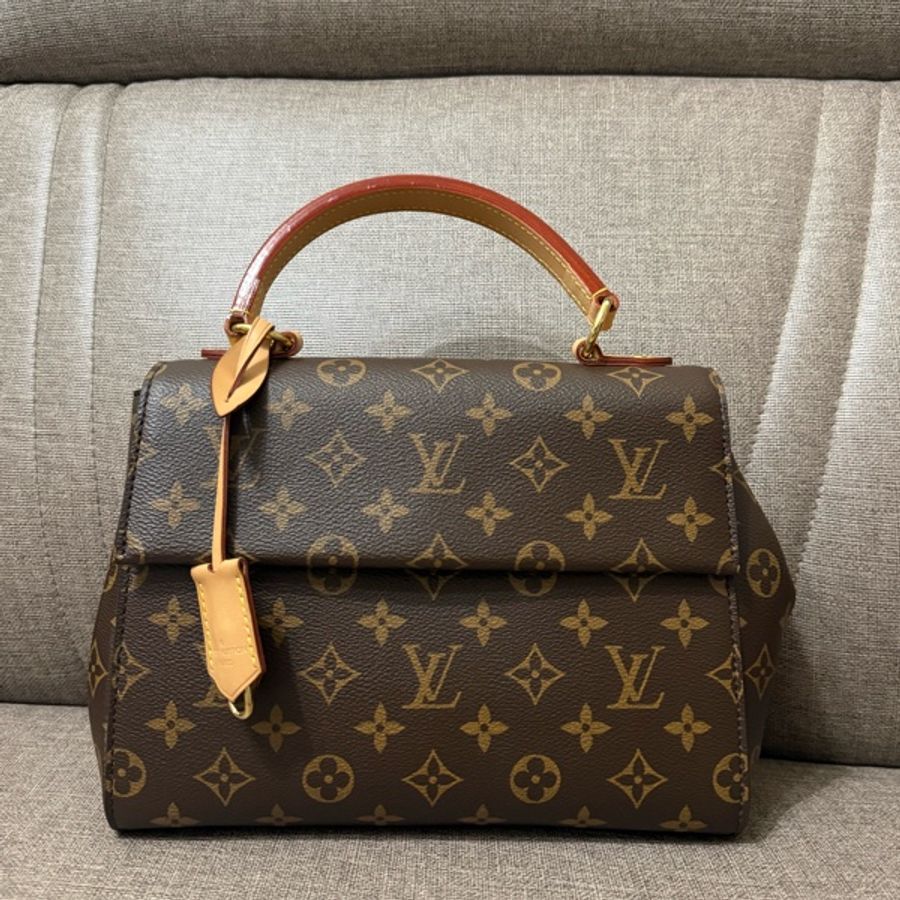 Louis Vuitton Monogram Canvas and Leather Cluny BB Bag-6