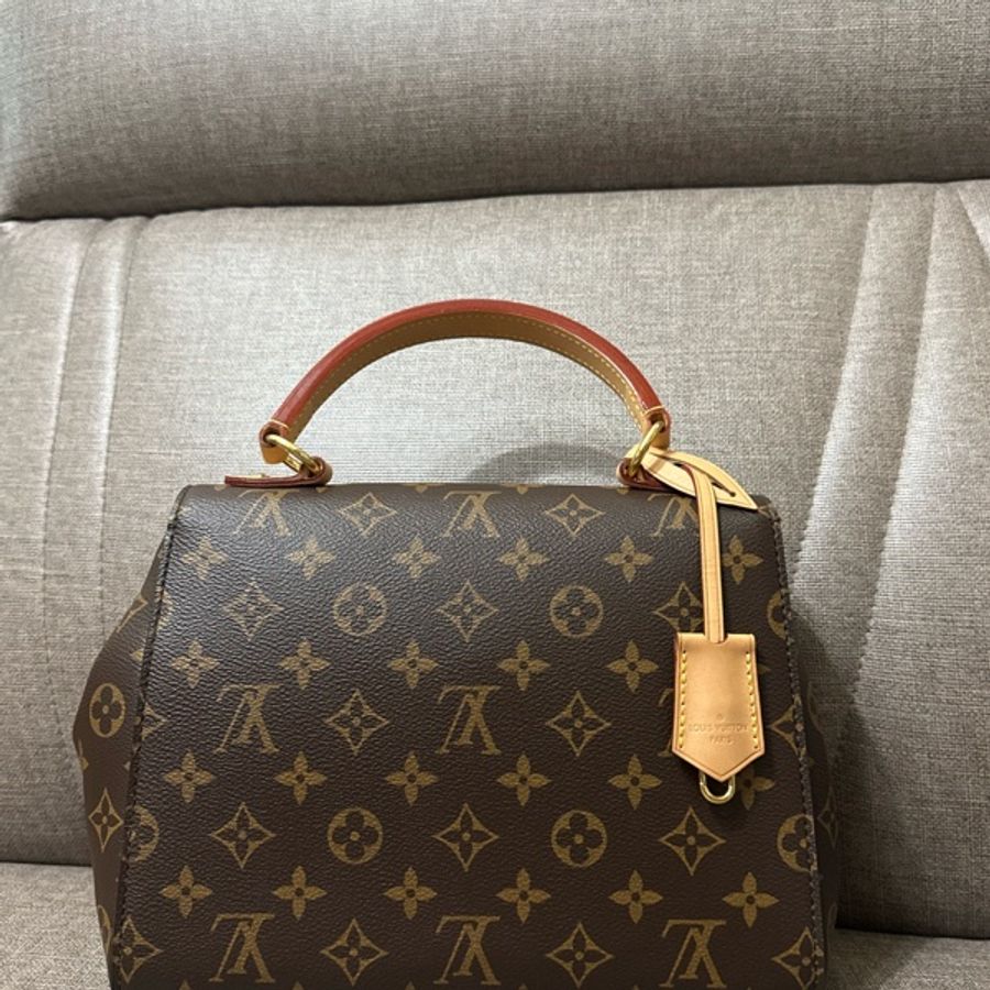 Louis Vuitton Monogram Canvas and Leather Cluny BB Bag-7