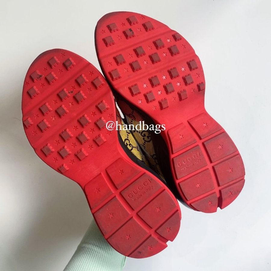 GUCCI Rhyton GG Multicolor 多彩 老花 增高 休閒鞋 運動鞋 EU38 現貨-3