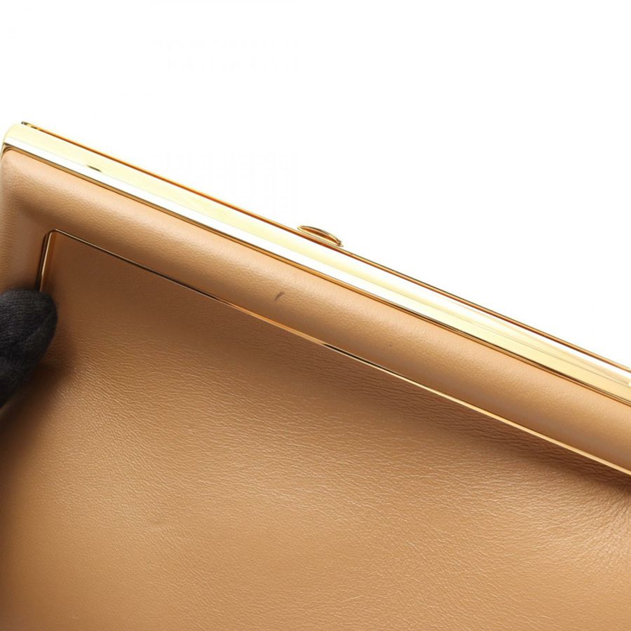 FENDI First 小號手拿包/肩斜背包 8BP129 ABVE 皮革 棕色 二手-4