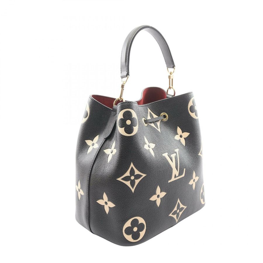 路易威登 NeoNoe MM 雙色斜背包手提包 M45497 Monogram empreinte LV-1