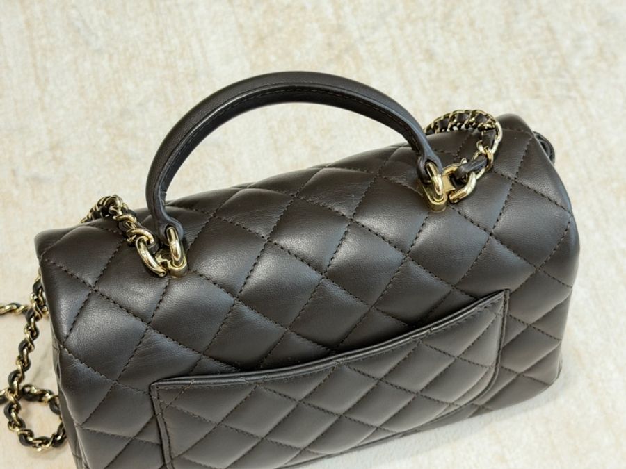 Chanel 手柄cf 深可可色-5