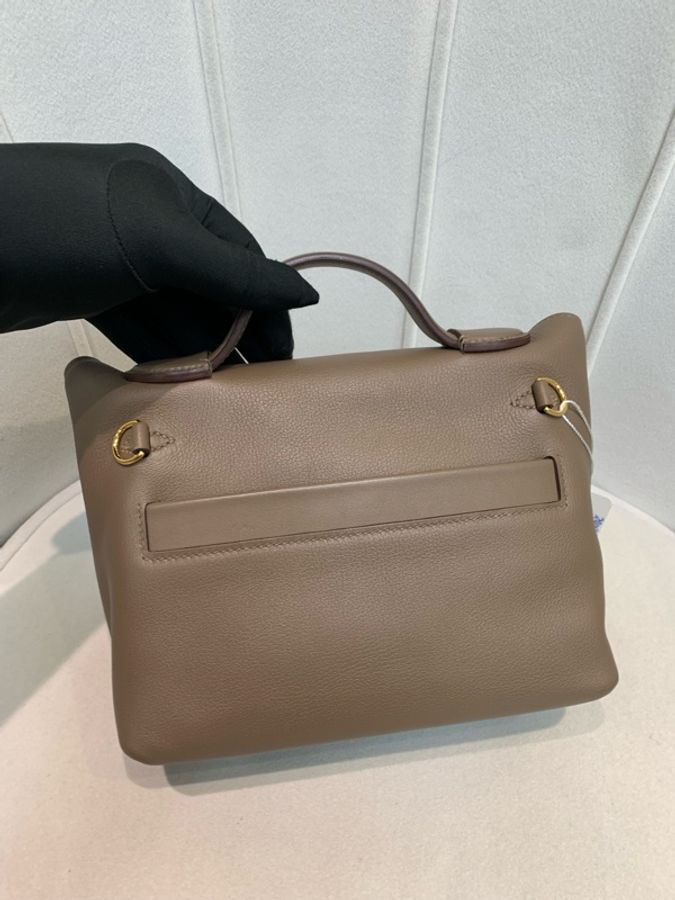 Hermes 愛馬士 大象灰 +金扣 mini 迷你 2424 U stamp-32