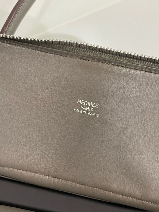 ▪️富貴選物FUGUEI▪️愛馬仕 柏利Hermes 灰色   bolide 31-18
