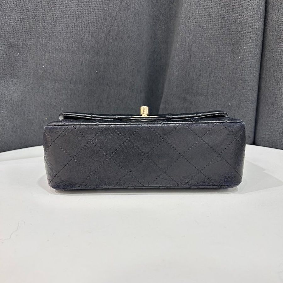 香奈兒/Chanel 黑金CF 大mini鏈條包-7