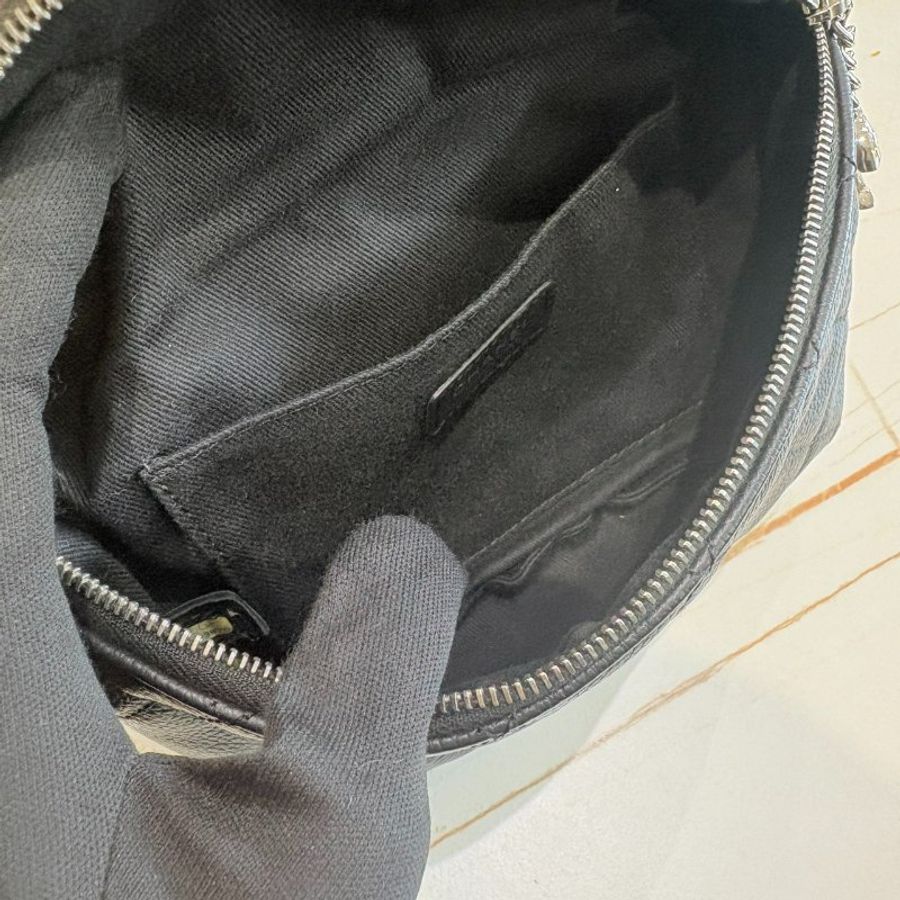 *SHIHNA名牌精品*CHANEL 經典荔枝牛皮菱格紋胸背包(保卡款)-6