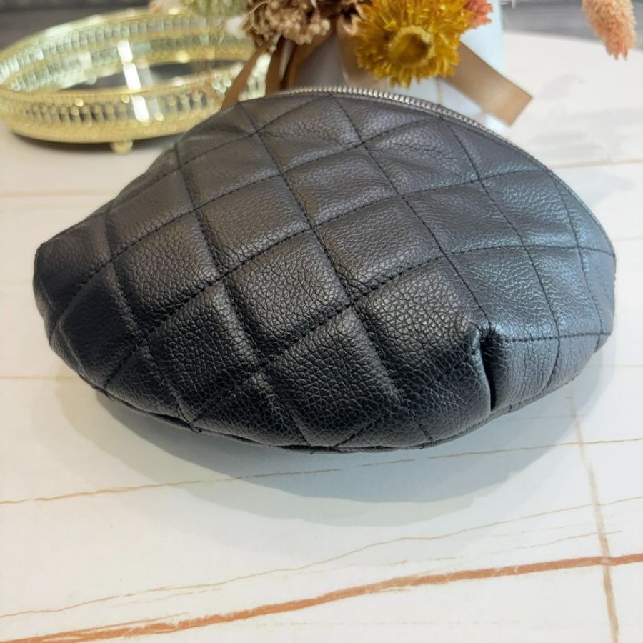 *SHIHNA名牌精品*CHANEL 經典荔枝牛皮菱格紋胸背包(保卡款)-8