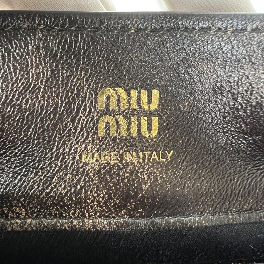 🖤 鑒定師的收藏 🖤 MIU MIU Nappa Leather Pouch 復古做舊抽繩雙肩帶迷你水桶包 納帕羊皮 福袋包-17
