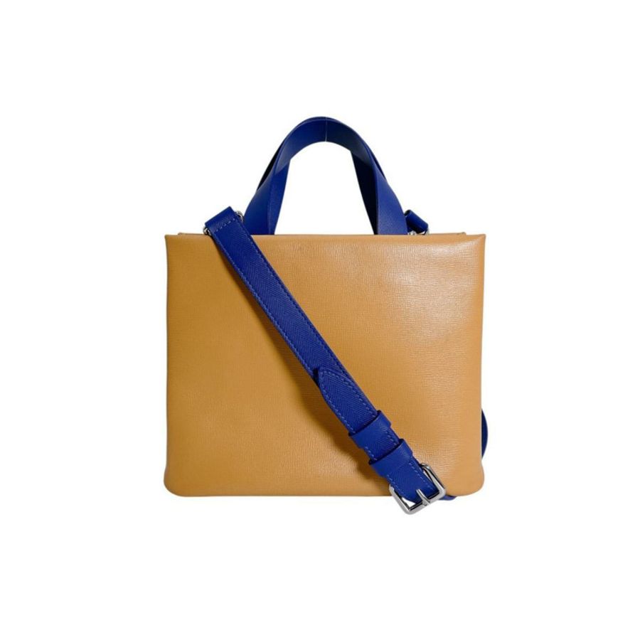路易威登 (Louis Vuitton) 迷你牛皮購物袋 M28310 藏紅花黃-1