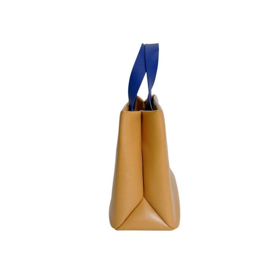 路易威登 (Louis Vuitton) 迷你牛皮購物袋 M28310 藏紅花黃-2