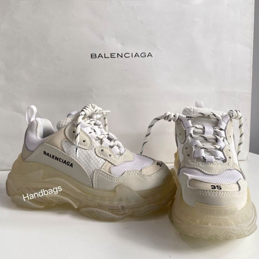 Balenciaga triples 白色 增高 老爹 休閒鞋 35號-2