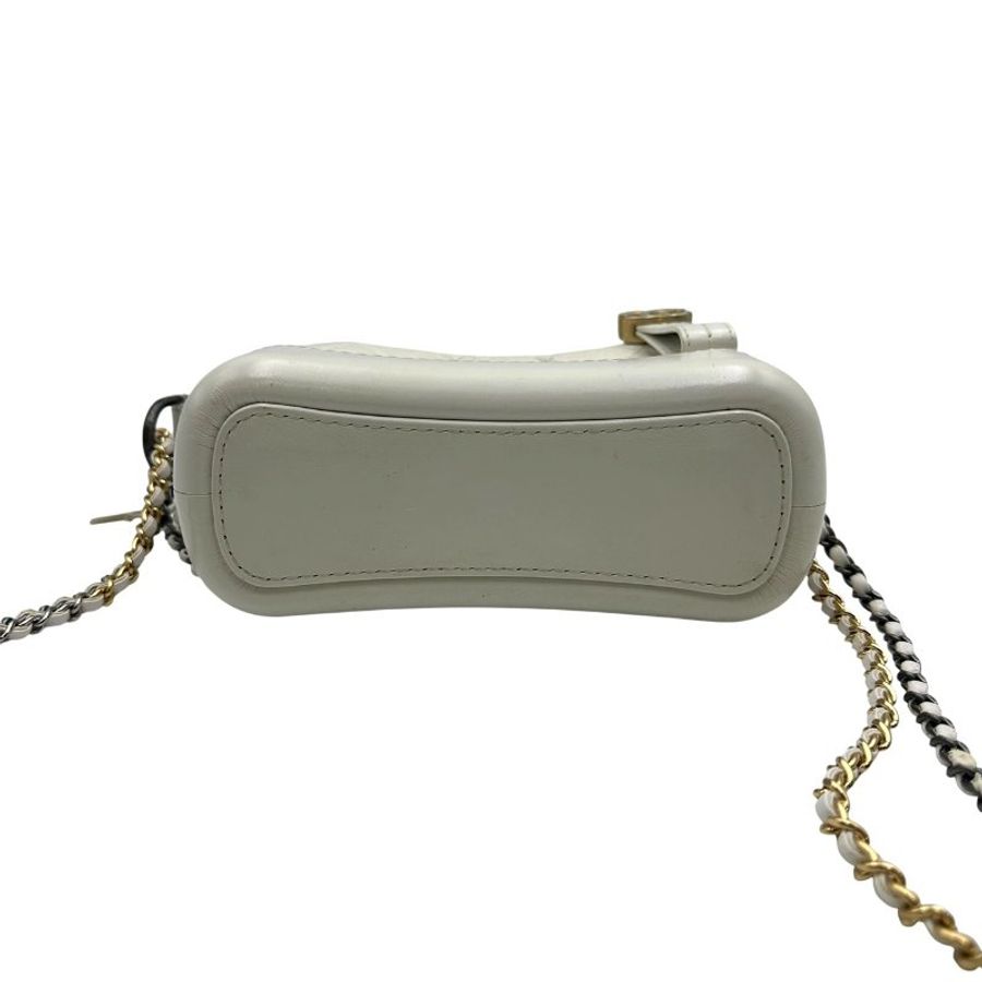【美收精品】CHANEL 白色流浪包 C-736【隔月月中將轉賣至日本 上架期限30天】-4