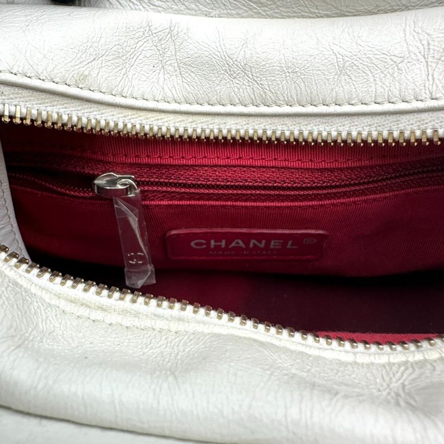 【美收精品】CHANEL 白色流浪包 C-736【隔月月中將轉賣至日本 上架期限30天】-10