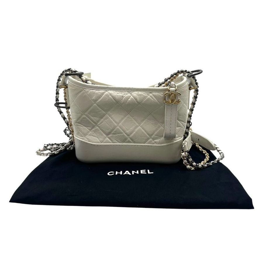 【美收精品】CHANEL 白色流浪包 C-736【隔月月中將轉賣至日本 上架期限30天】-13
