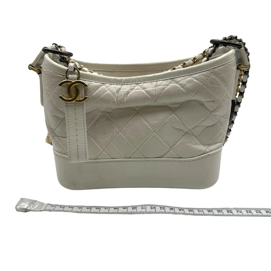 【美收精品】CHANEL 白色流浪包 C-736【隔月月中將轉賣至日本 上架期限30天】-17