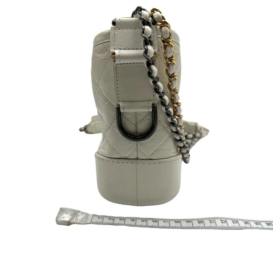 【美收精品】CHANEL 白色流浪包 C-736【隔月月中將轉賣至日本 上架期限30天】-18