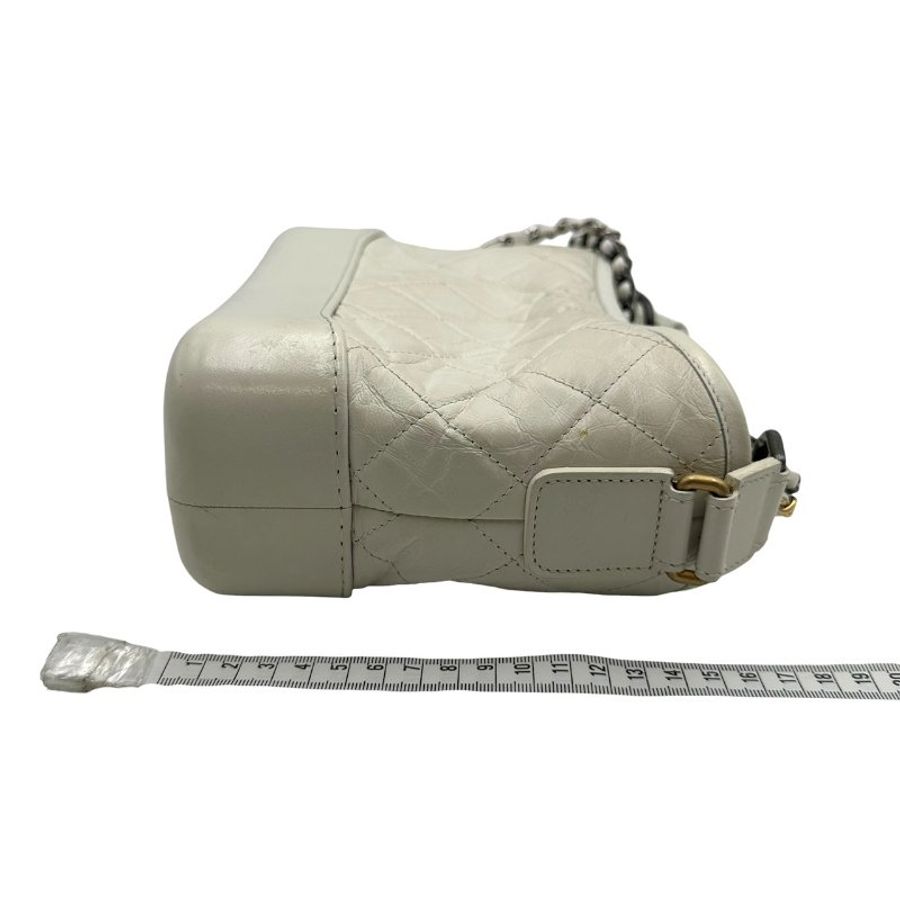 【美收精品】CHANEL 白色流浪包 C-736【隔月月中將轉賣至日本 上架期限30天】-19