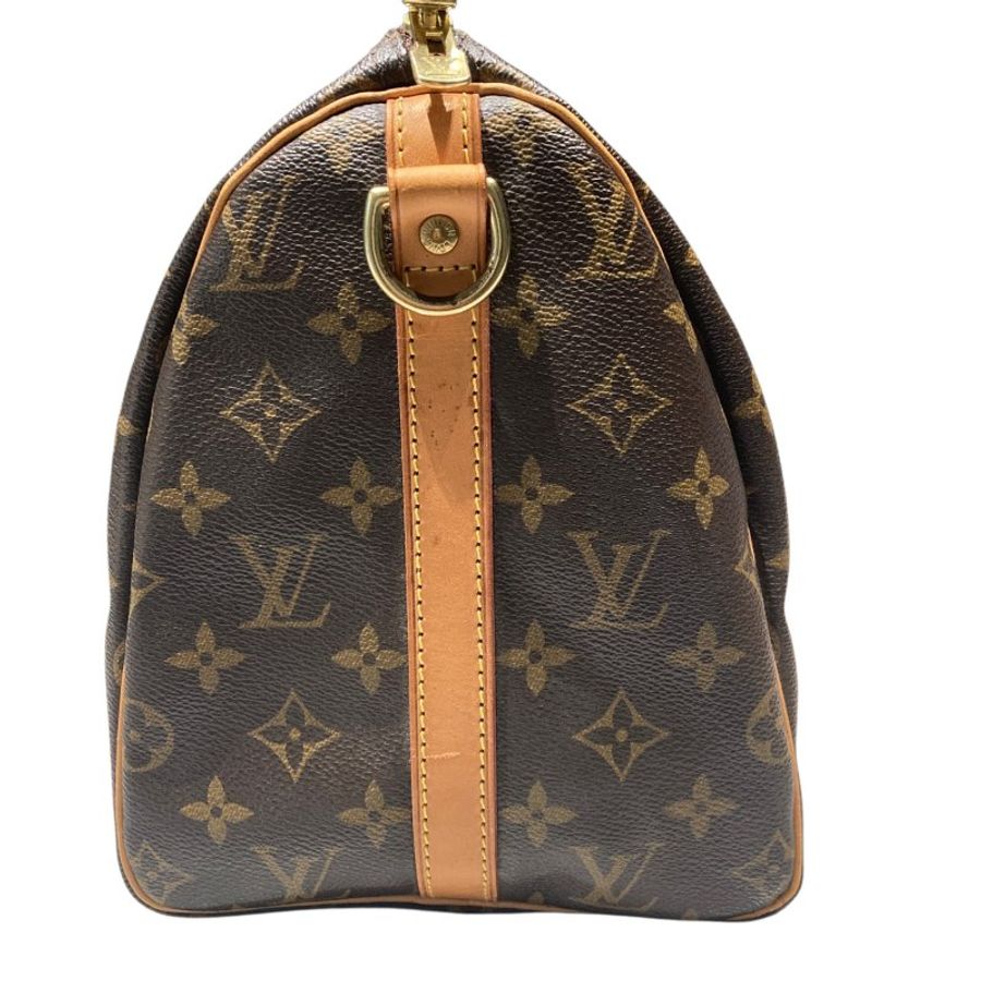 LOUIS VUITTON 路易威登 SPEEDY30 棕色 帆布 金釦-3