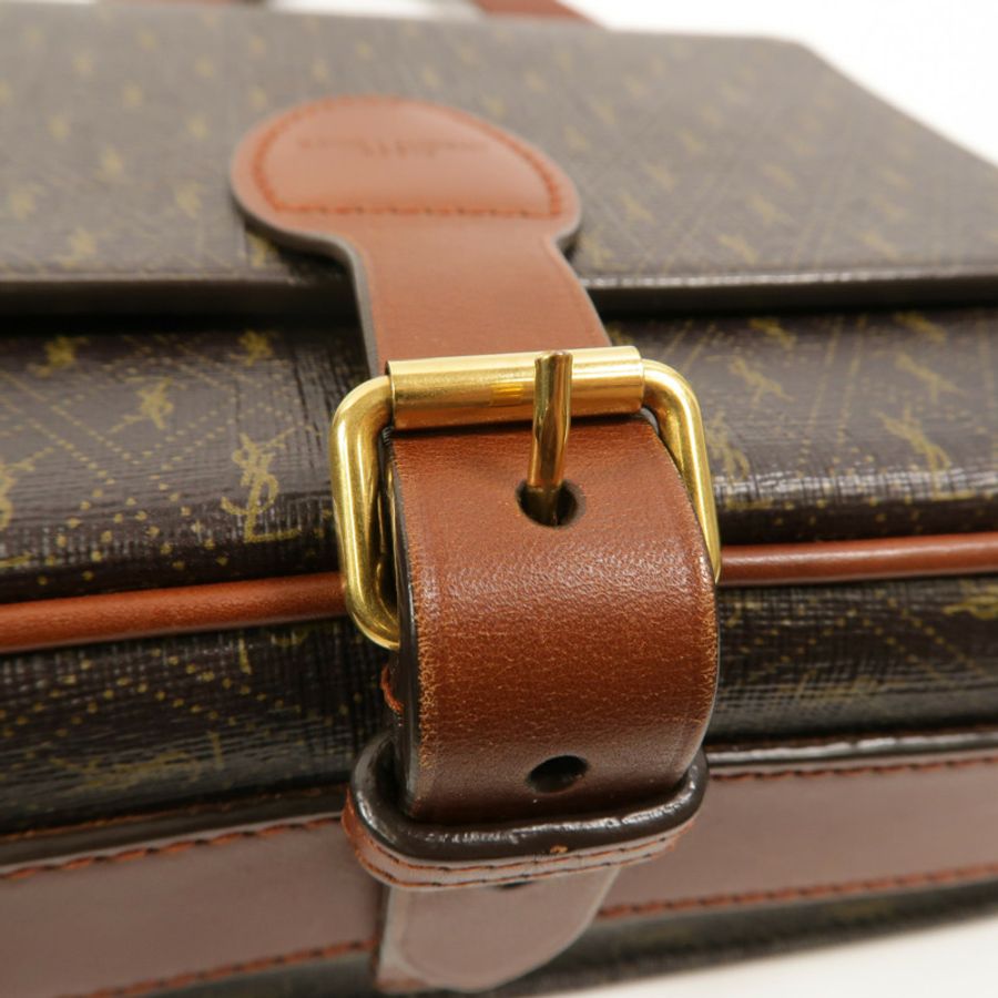 SAINT LAURENT 牛皮皮革Le Monogramme肩背袋-11