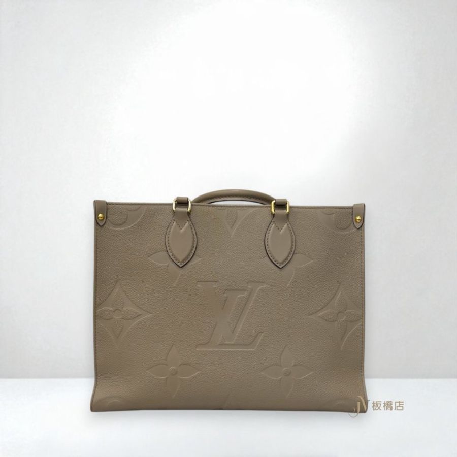 JS1448-LV OnTheGo MM 米色牛皮肩背包 M45607-1