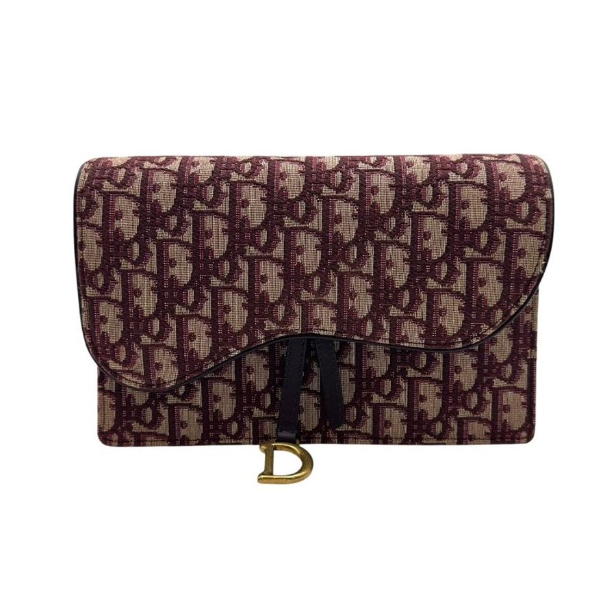 【美收精品】DIOR 粉色老花斜背包 C-745【隔月月中將轉賣至日本 上架期限30天】-0
