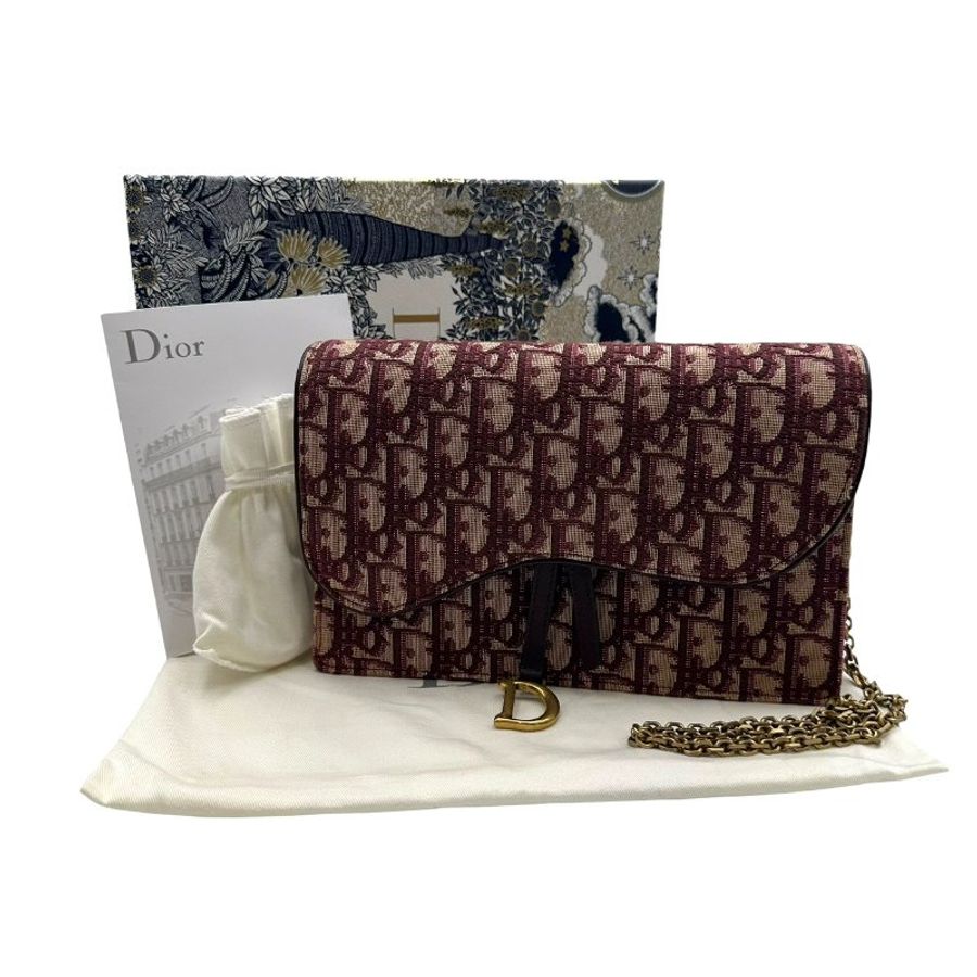 【美收精品】DIOR 粉色老花斜背包 C-745【隔月月中將轉賣至日本 上架期限30天】-15