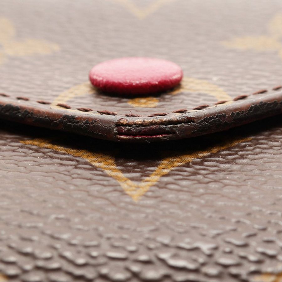 Victorine 扣式 三折短夾 棕色 原花帆布【LOUIS VUITTON LV 路易威登】 M41938-11