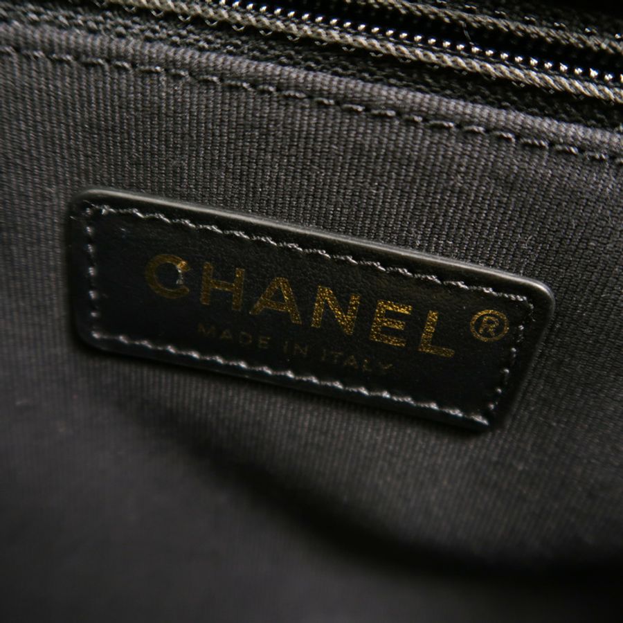 CHANEL 羊皮皮革Chain Shoulder鏈帶肩背袋-5