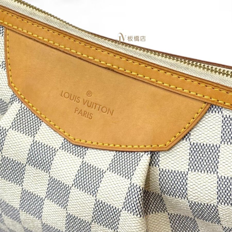 JS1544-LV 白棋盤抓皺 PM 拉鍊斜側背包 N41113-6