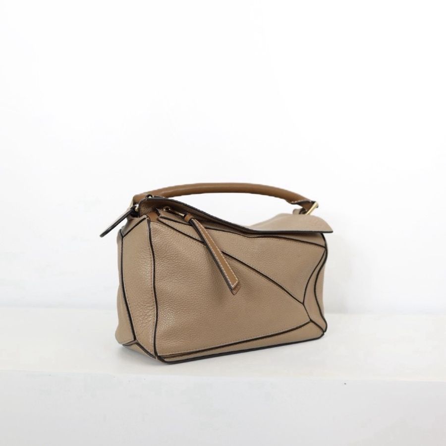 二手Loewe Puzzle Small 沙色款-1