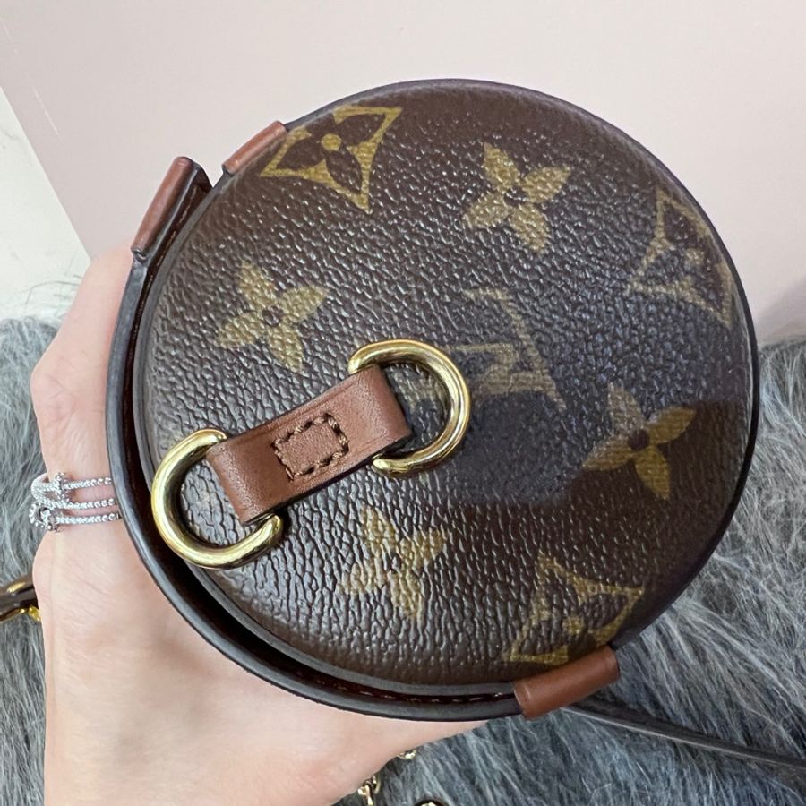 LV 原花金釦Papillon Trunk巴比龍肩斜背包-3