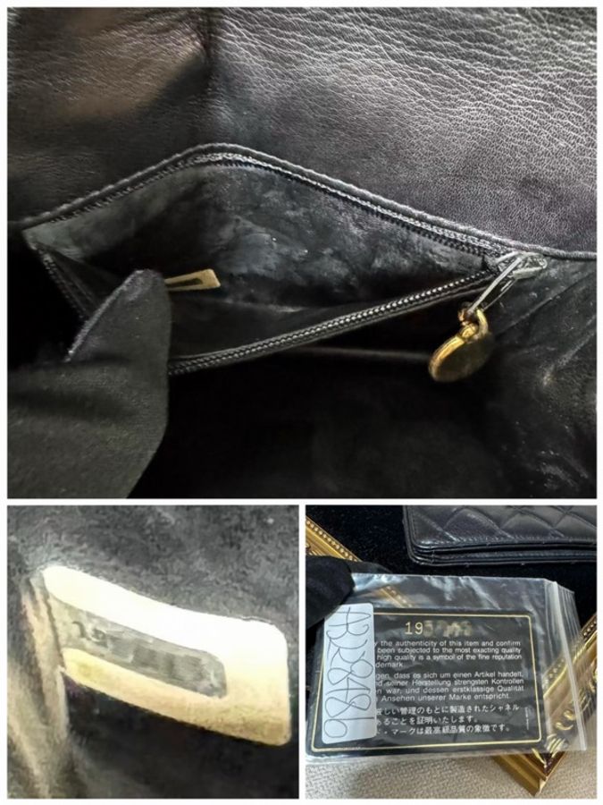 CHANEL Vintage 經典羊皮腰包-8