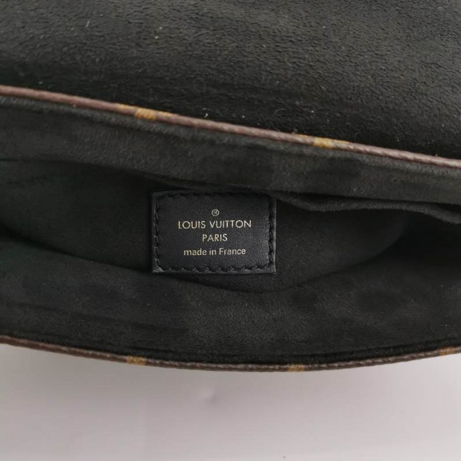 Louis Vuitton (LV) LockyBB棕色牛皮老花鎖頭包斜背包單肩包晶片款-7