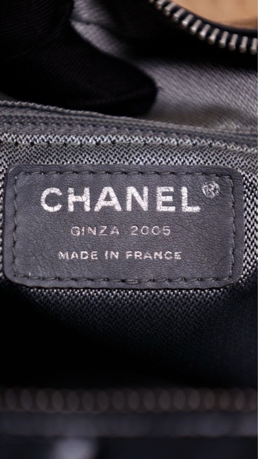 Chanel 10开黑银漆皮竖条纹相机包单肩包-7