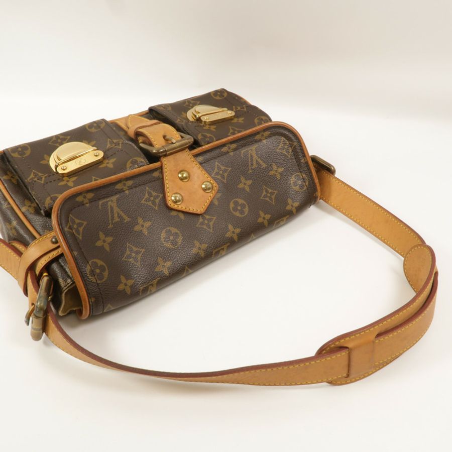 LOUIS VUITTON Monogram Hudson PM肩背袋-8