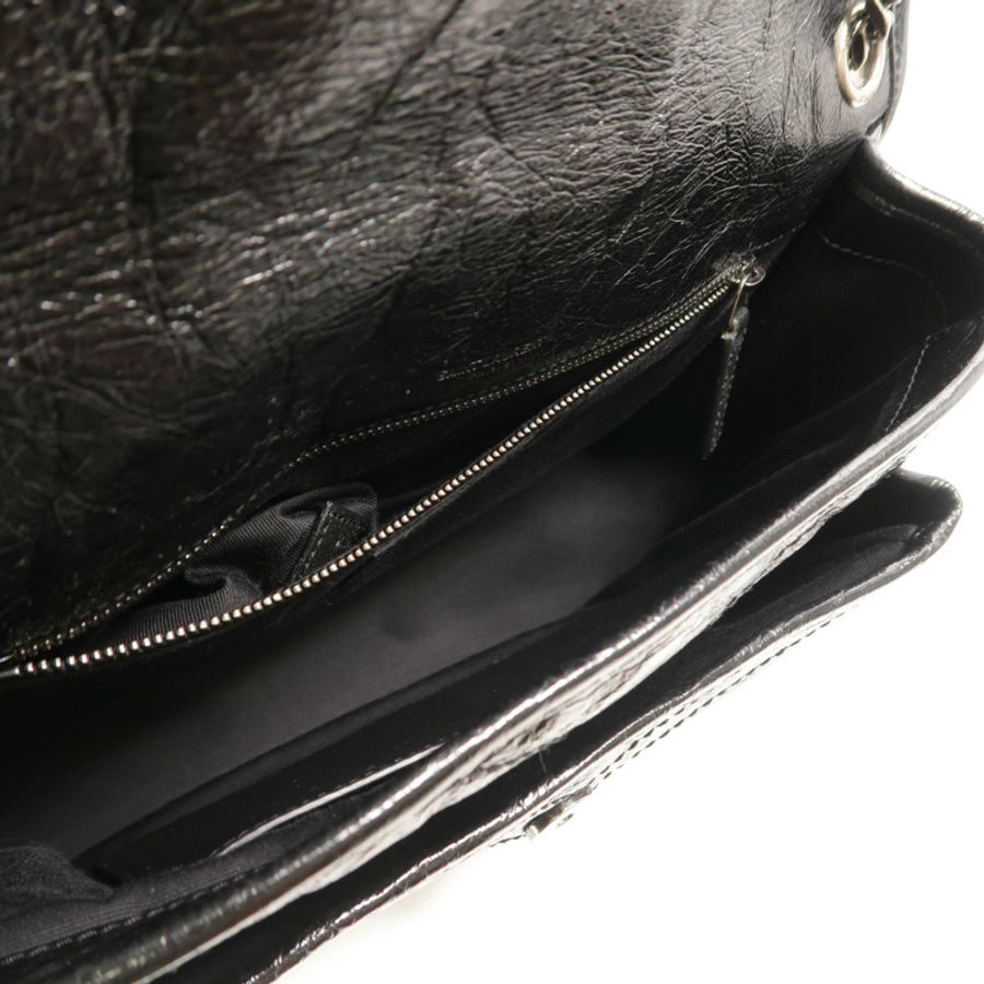 SAINT LAURENT 牛皮皮革Niki Medium鏈帶肩背袋-4