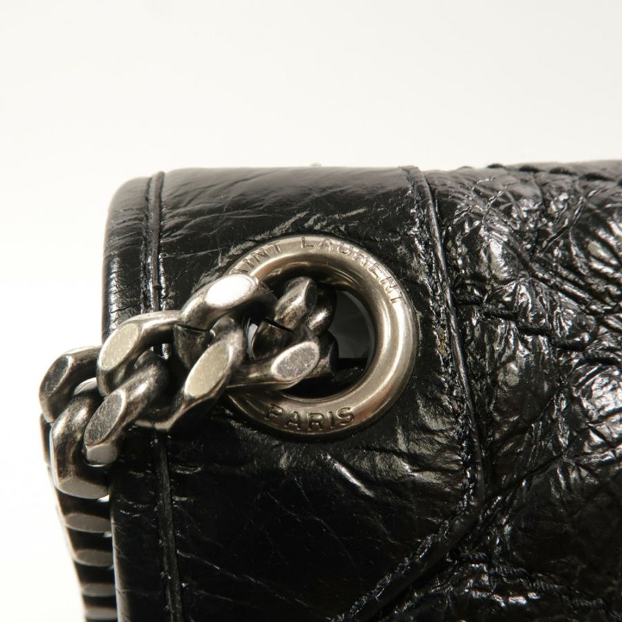 SAINT LAURENT 牛皮皮革Niki Medium鏈帶肩背袋-15