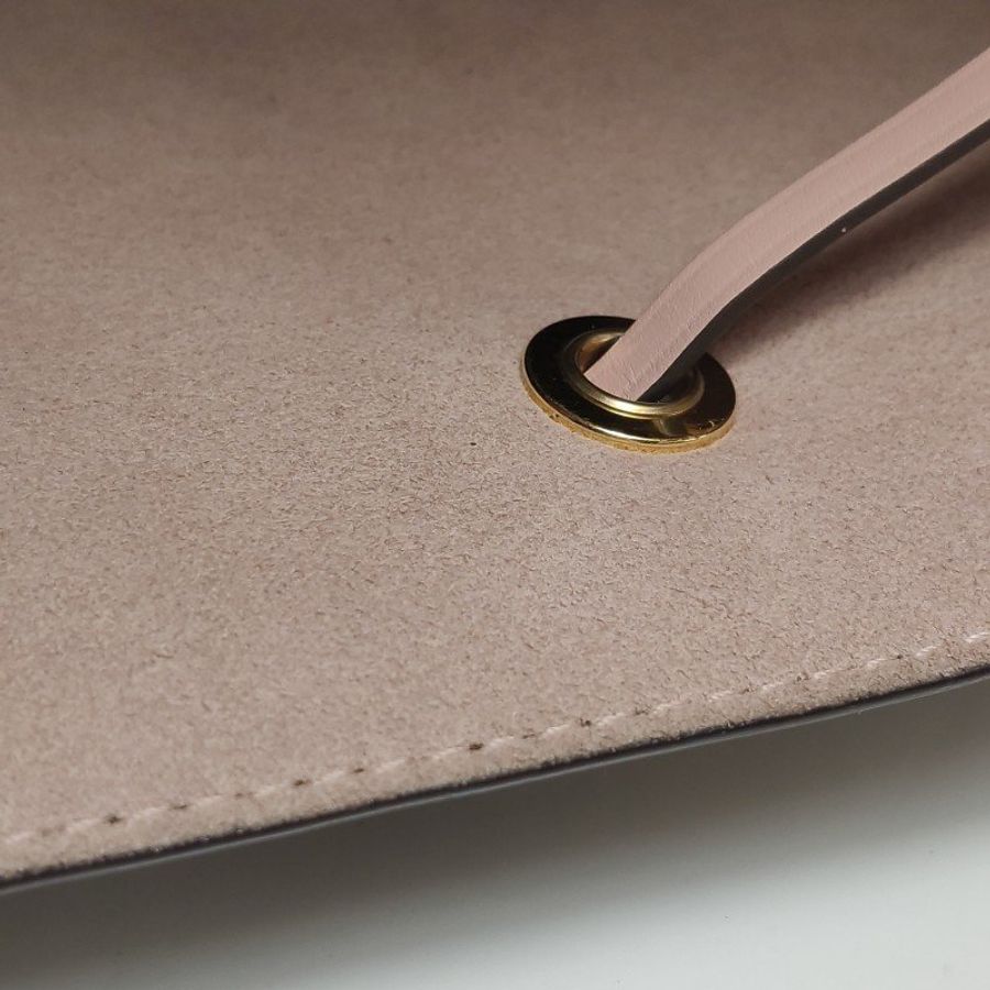 Louis Vuitton (LV) NÉONOÉ中型棕色牛皮Monogram印花抽繩肩背包晶片款-9