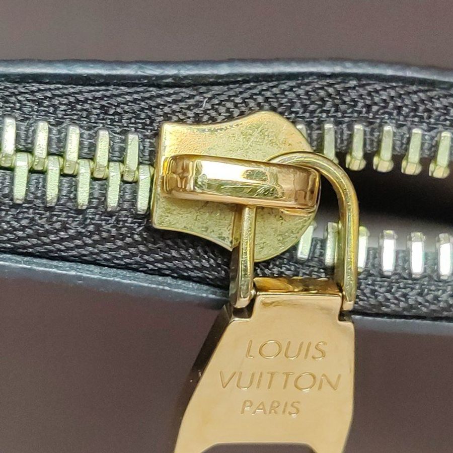 Louis Vuitton (LV) NÉONOÉ中型棕色牛皮Monogram印花抽繩肩背包晶片款-10