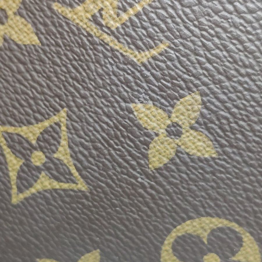 Louis Vuitton (LV) NÉONOÉ中型棕色牛皮Monogram印花抽繩肩背包晶片款-16
