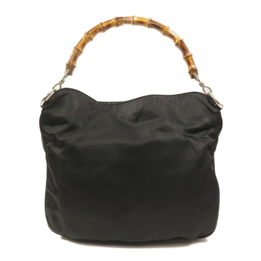 GUCCI 尼龍Vintage Bamboo手挽肩背兩用袋-1