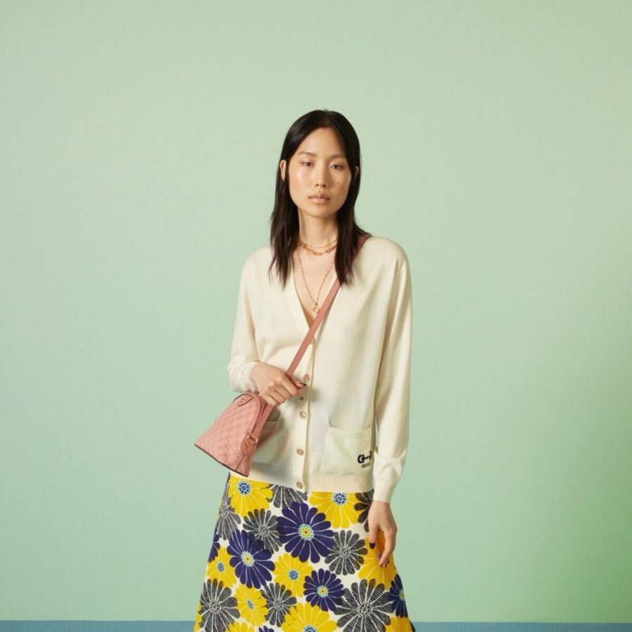 Gucci 女士 OPHIDIA系列GG小號單肩包鋼印款碼23.5cm*8cm*19cm-7