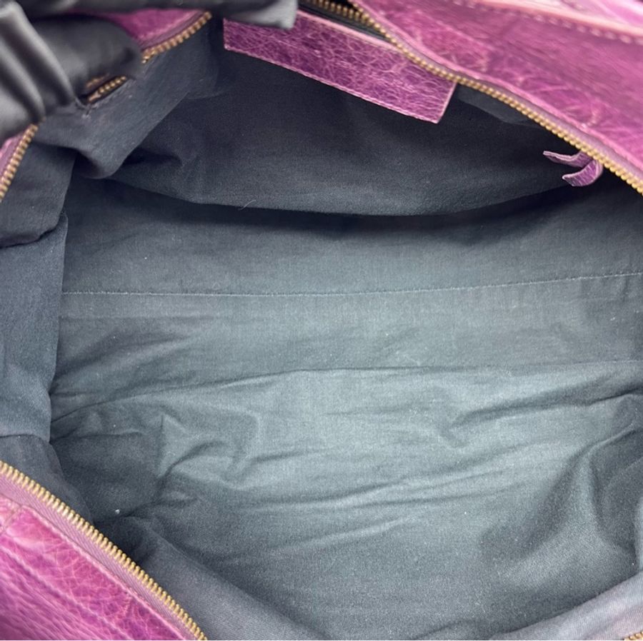 【千禧復古風必不可少的時髦單品! ▪️back to 2000s ✨】Balenciaga巴黎世家 Le City 機車包 紫色-8