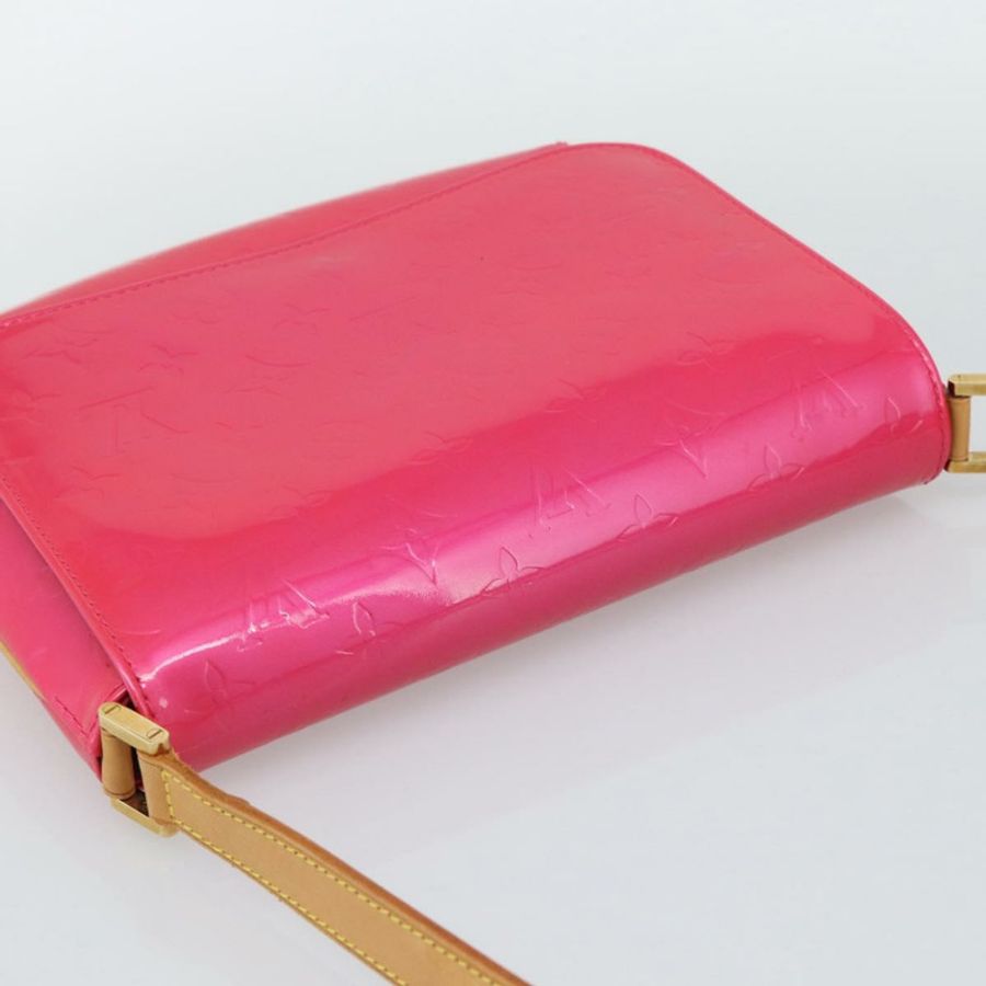 【日本直送】路易威登 Monogram Vernis Thompson Street Fuchsia Pink M91215 Auth 191447V-5