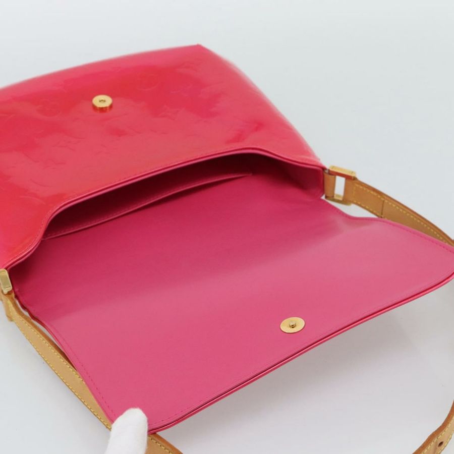 【日本直送】路易威登 Monogram Vernis Thompson Street Fuchsia Pink M91215 Auth 191447V-16