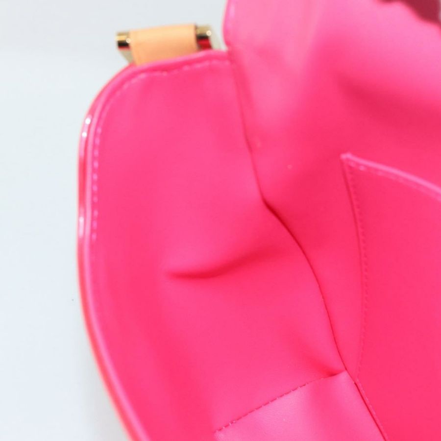 【日本直送】路易威登 Monogram Vernis Thompson Street Fuchsia Pink M91215 Auth 191447V-19