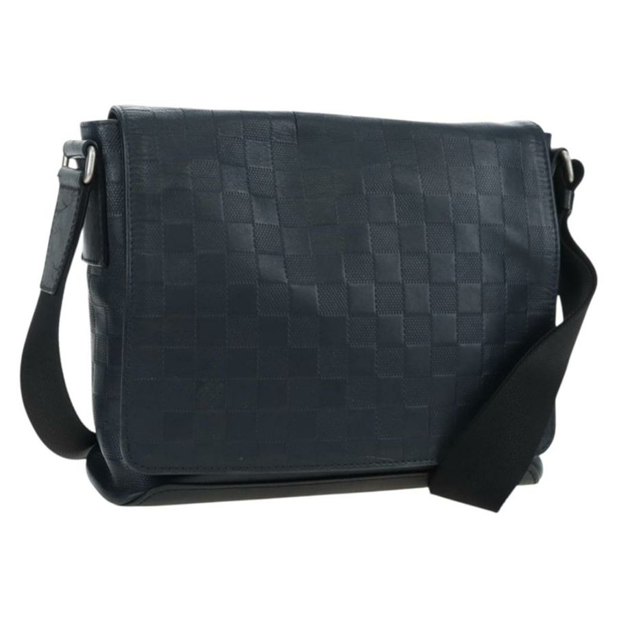【日本直送】路易威登 Damier Infini District PM 單肩包 瑪瑙黑 N41033 正品 bs36184-0