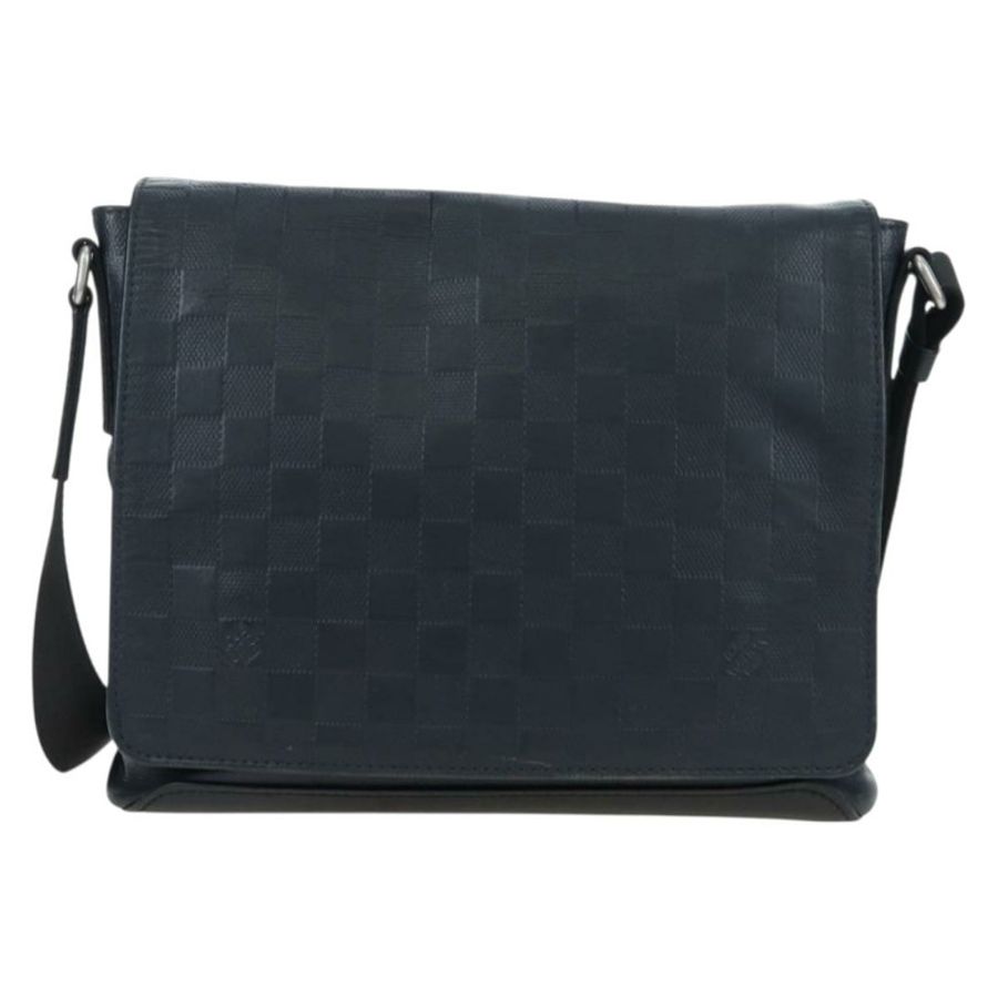 【日本直送】路易威登 Damier Infini District PM 單肩包 瑪瑙黑 N41033 正品 bs36184-12