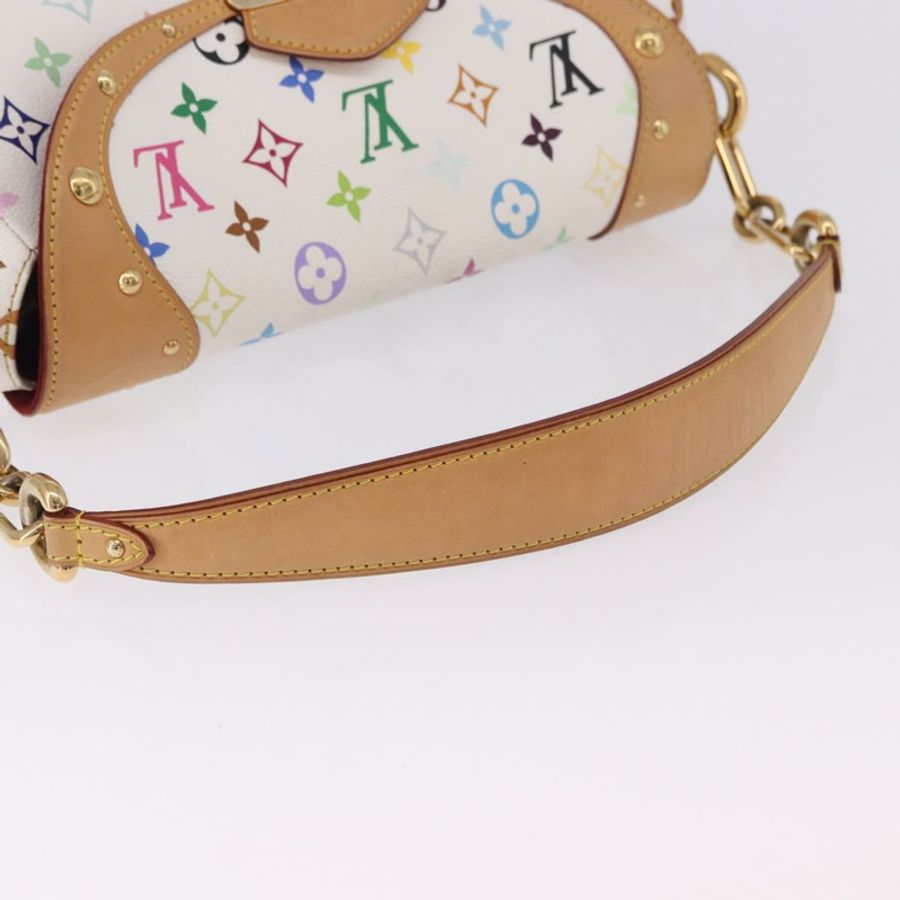 【日本直送】路易威登 Monogram Multicolor Beverly MM 手袋 白色 M40203 LV 正品 BA14326SV-6