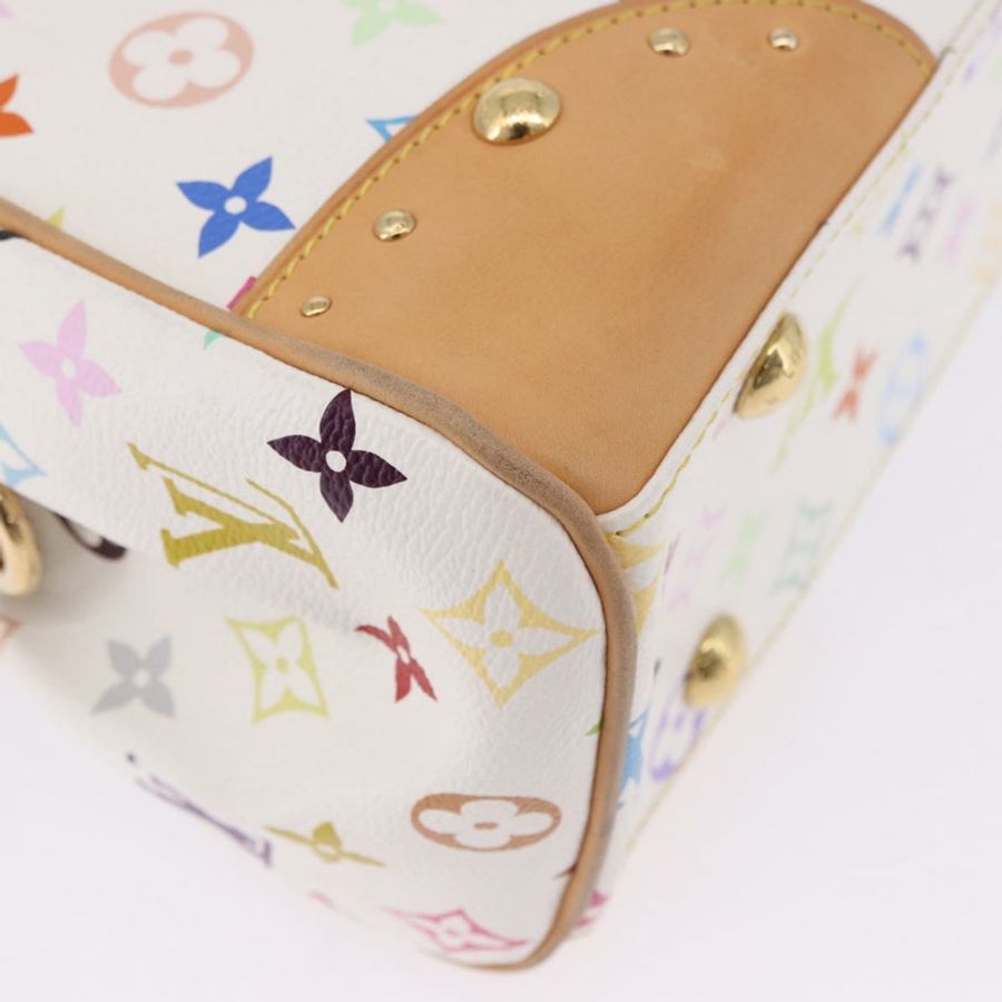 【日本直送】路易威登 Monogram Multicolor Beverly MM 手袋 白色 M40203 LV 正品 BA14326SV-16